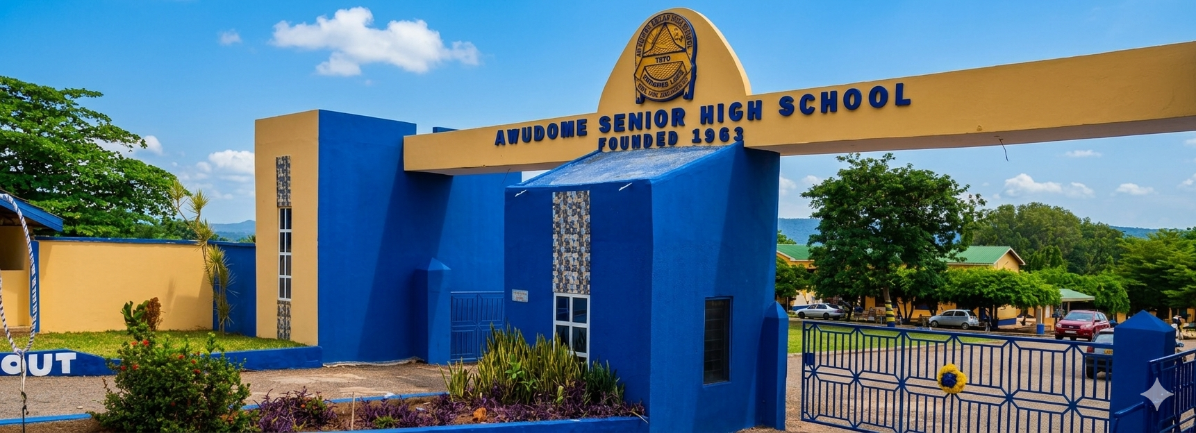 Awudome SHS entrance gate